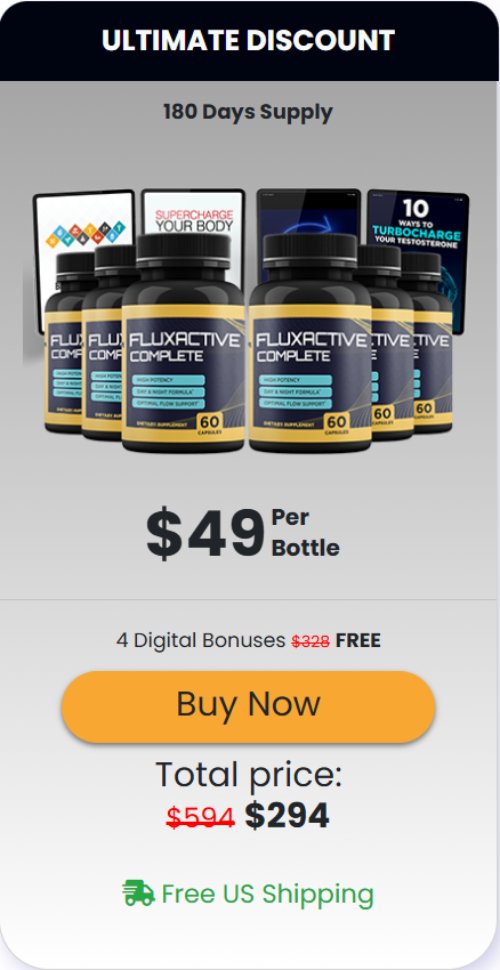 Fluxactive Buy 6 Bottles